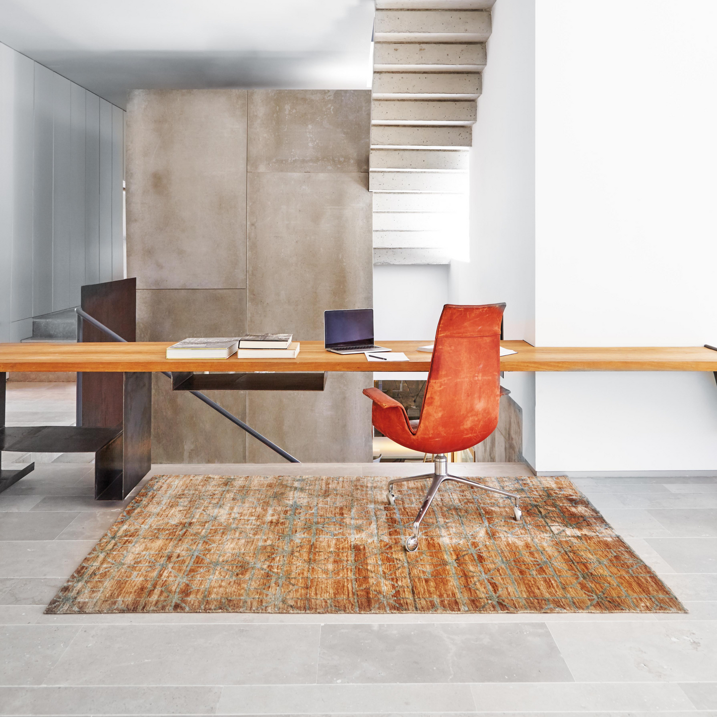 GAN Waterkeyn Rug, Terra 200x300