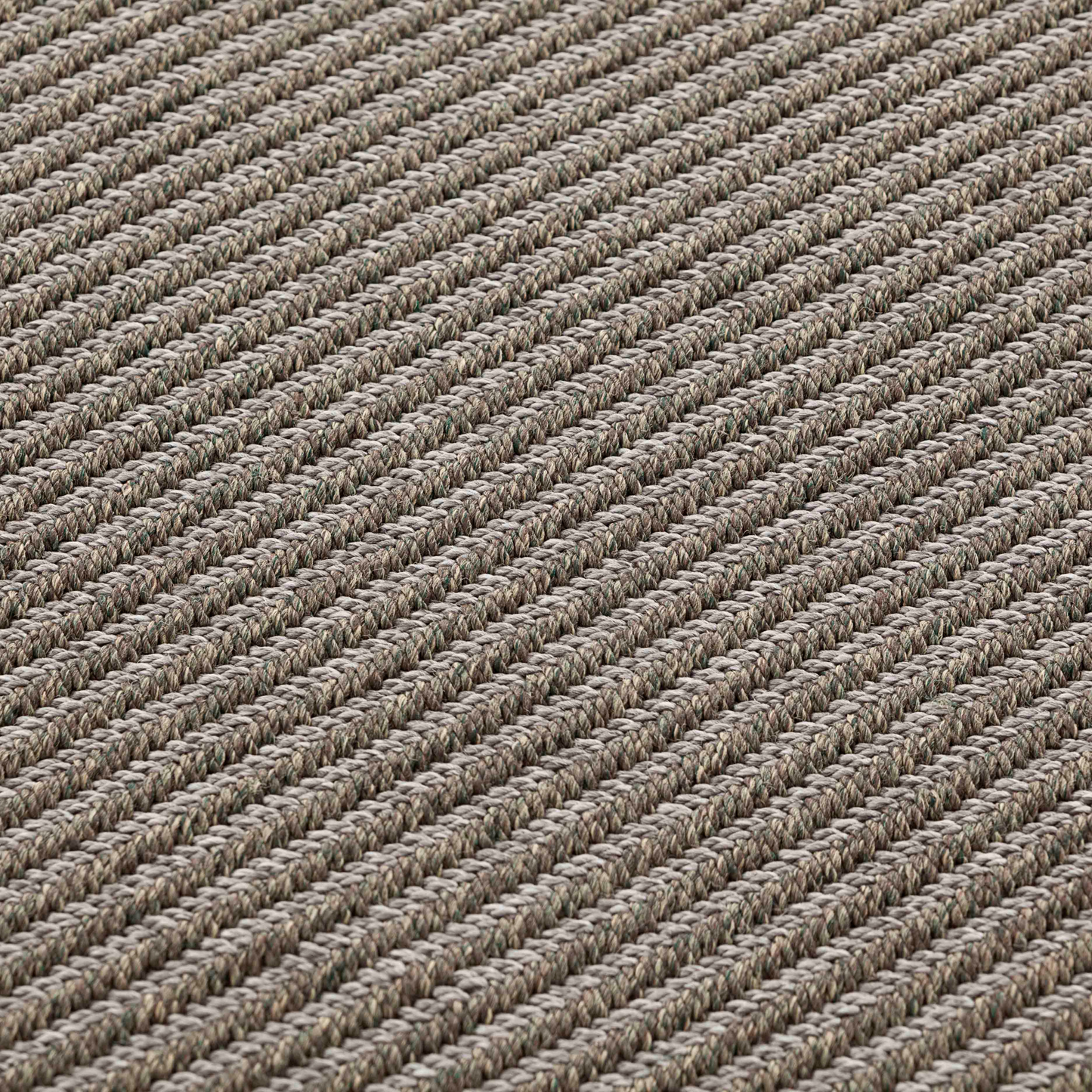 GAN Garden Layers PET Diagonal Rug, Aloe Grey (various sizes)