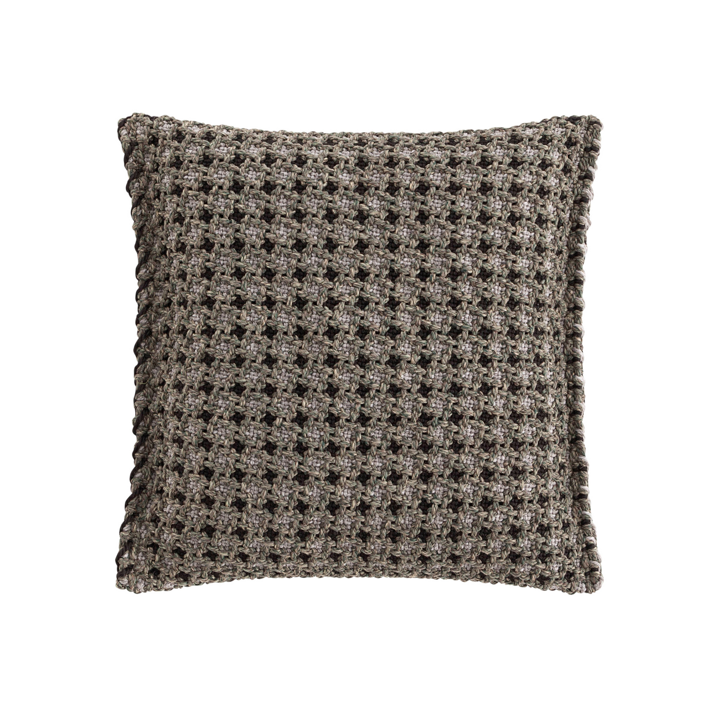 GAN Garden Layers PET Small Cushion, Green Waffle