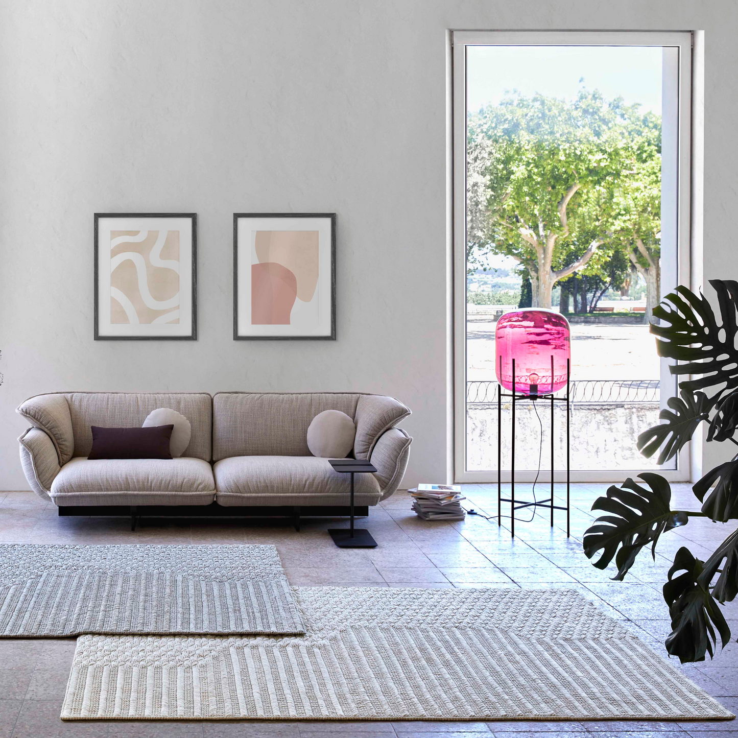 GAN Chaddar Rug, White (mutiple sizes)