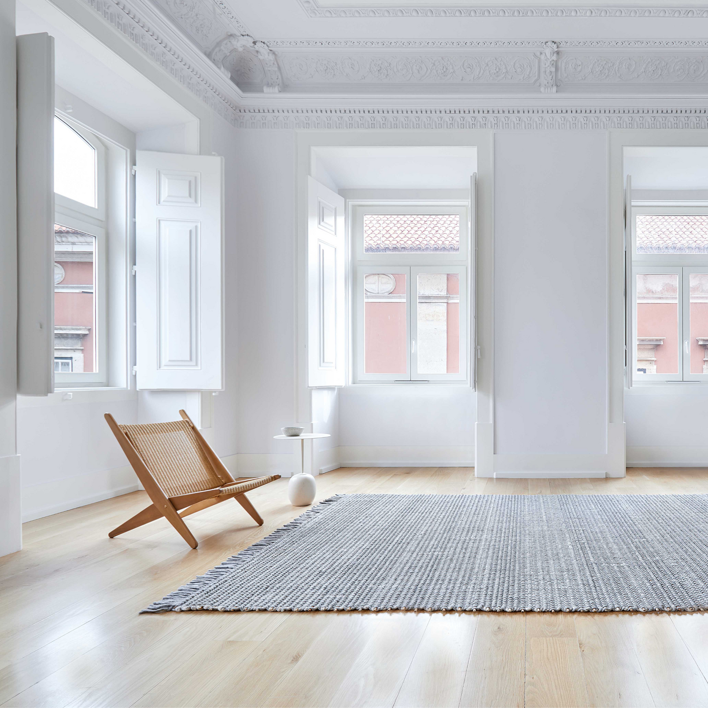 GAN GOZ Rug, Kiri (Light Grey) 206x300