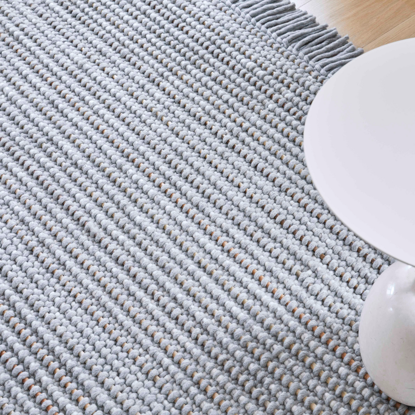 GAN GOZ Rug, Kiri (Light Grey) 206x300