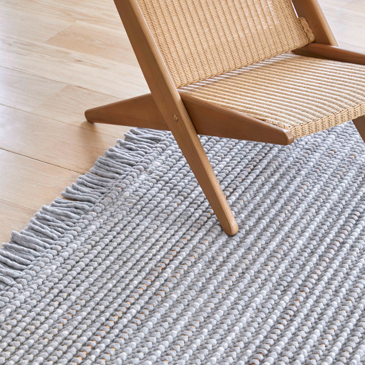 GAN GOZ Rug, Kiri (Light Grey) 206x300