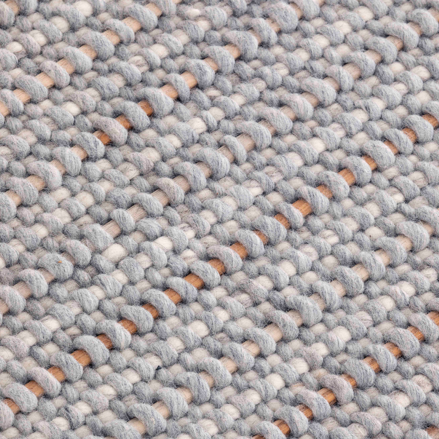 GAN GOZ Rug, Kiri (Light Grey) 206x300