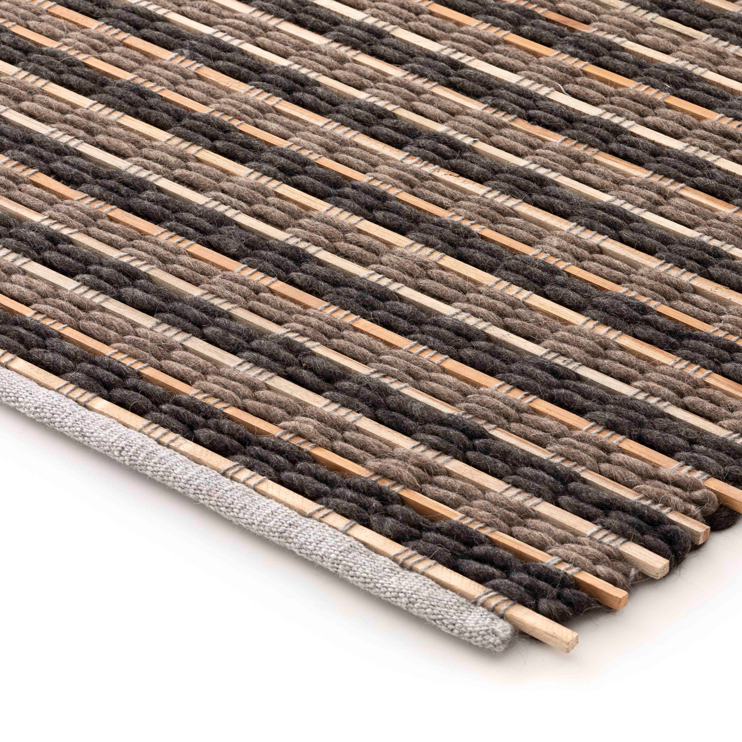 GAN GOZ Rug, Tsuchi (Brown) 206x300