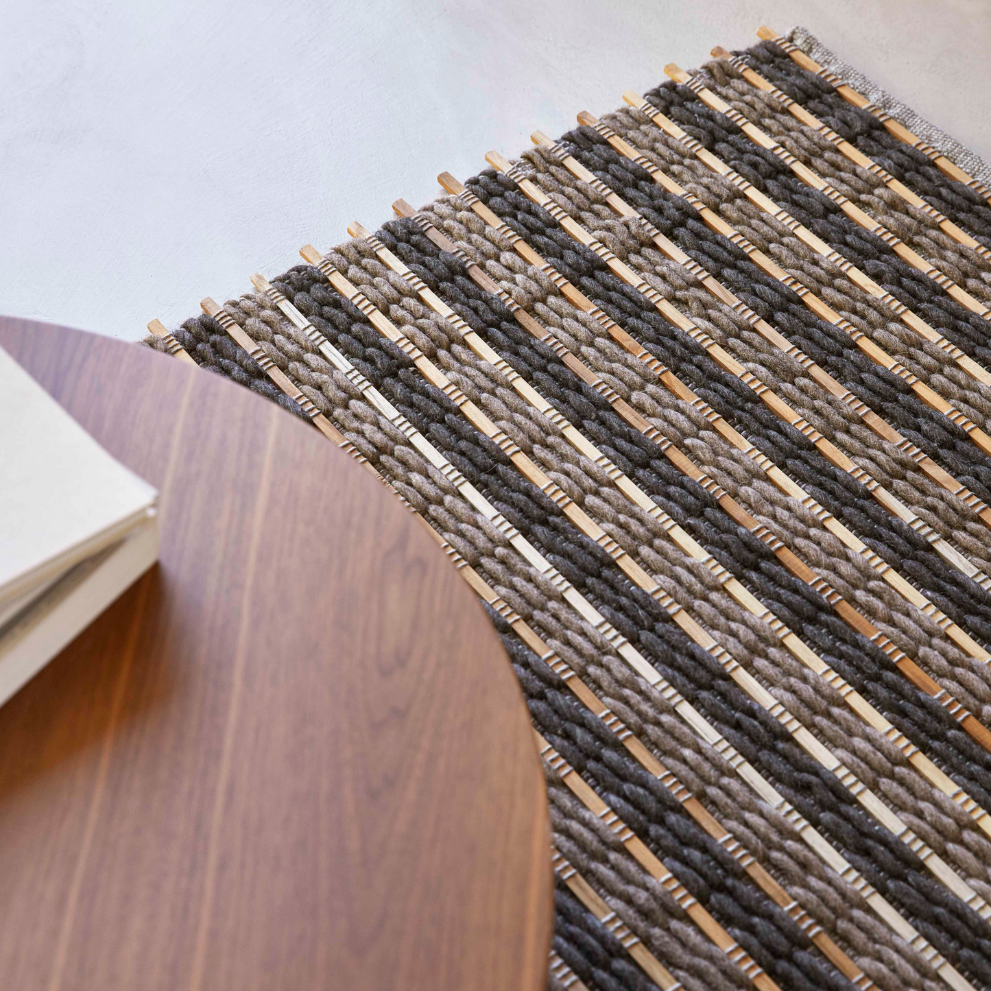 GAN GOZ Rug, Tsuchi (Brown) 206x300