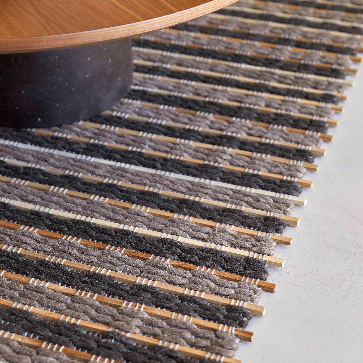 GAN GOZ Rug, Tsuchi (Brown) 206x300