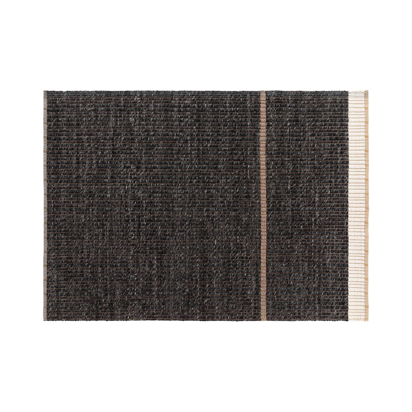 GAN Reversible Rug, Black 170x240
