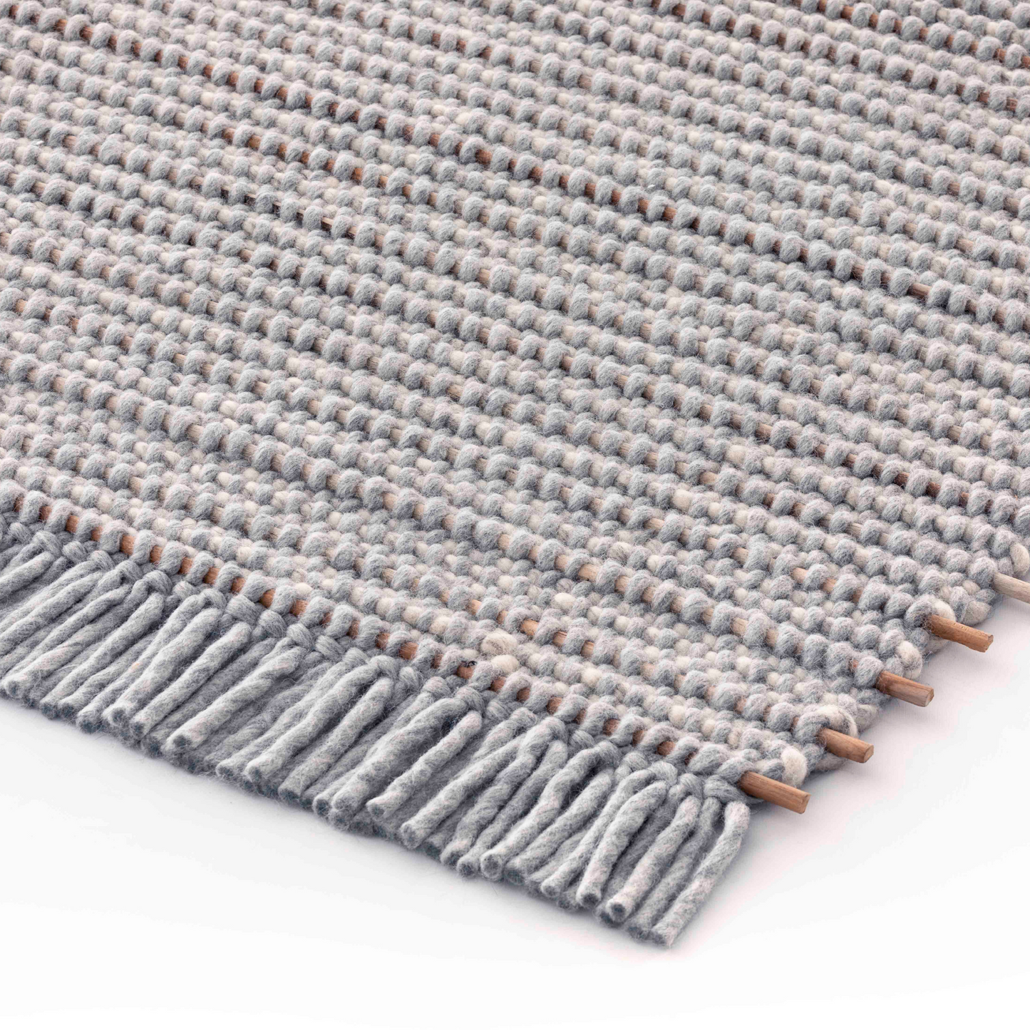 GAN GOZ Rug, Kiri (Light Grey) 206x300