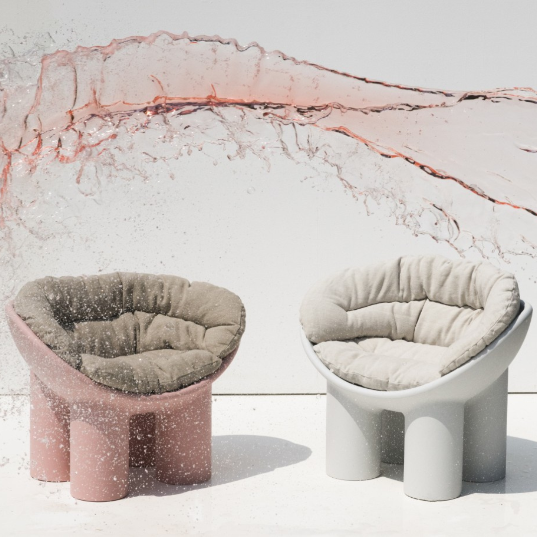PRE-ORDER Flesh Roly Poly Armchair by Faye Toogood for Driade